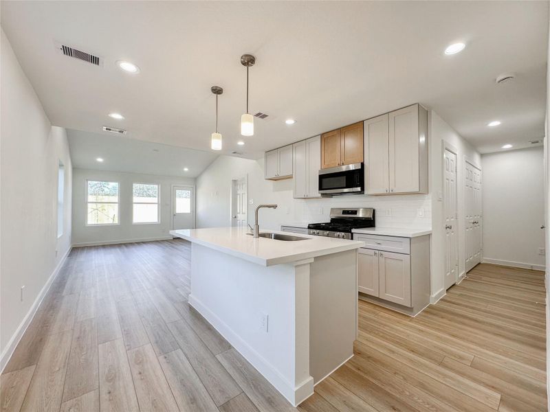 Furnished interior view inside a new home in , Conroe (Image 8).
