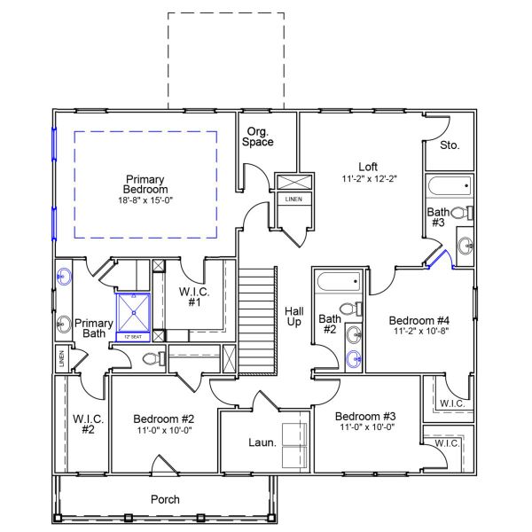2D floor plan layout of this home in Sweetbrier, Durham, NC (Image 3). 2D floor plan layout of this home in Sweetbrier, Durham, NC (Image 3).