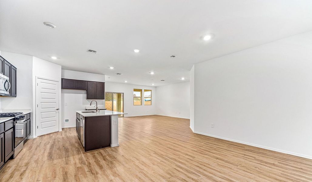 Representative furnished interior of a home built from the Dalea by D.R. Horton in Hanson Ridge, Vail (Image 6).