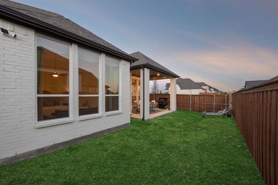 Exterior details and patio area of a home in , Rockwall (Image 24).