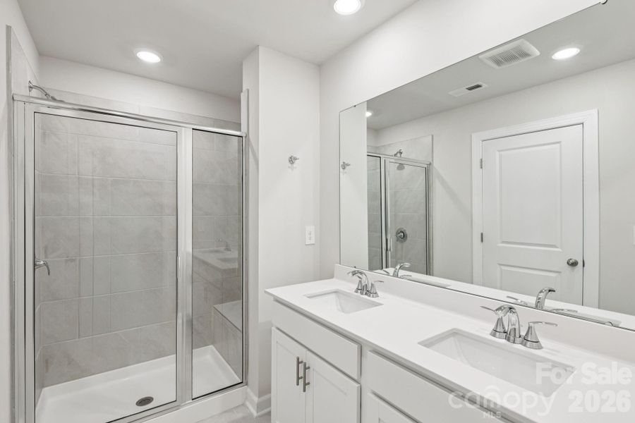 Furnished interior view inside a new home in Galloway Ridge, Charlotte (Image 11).