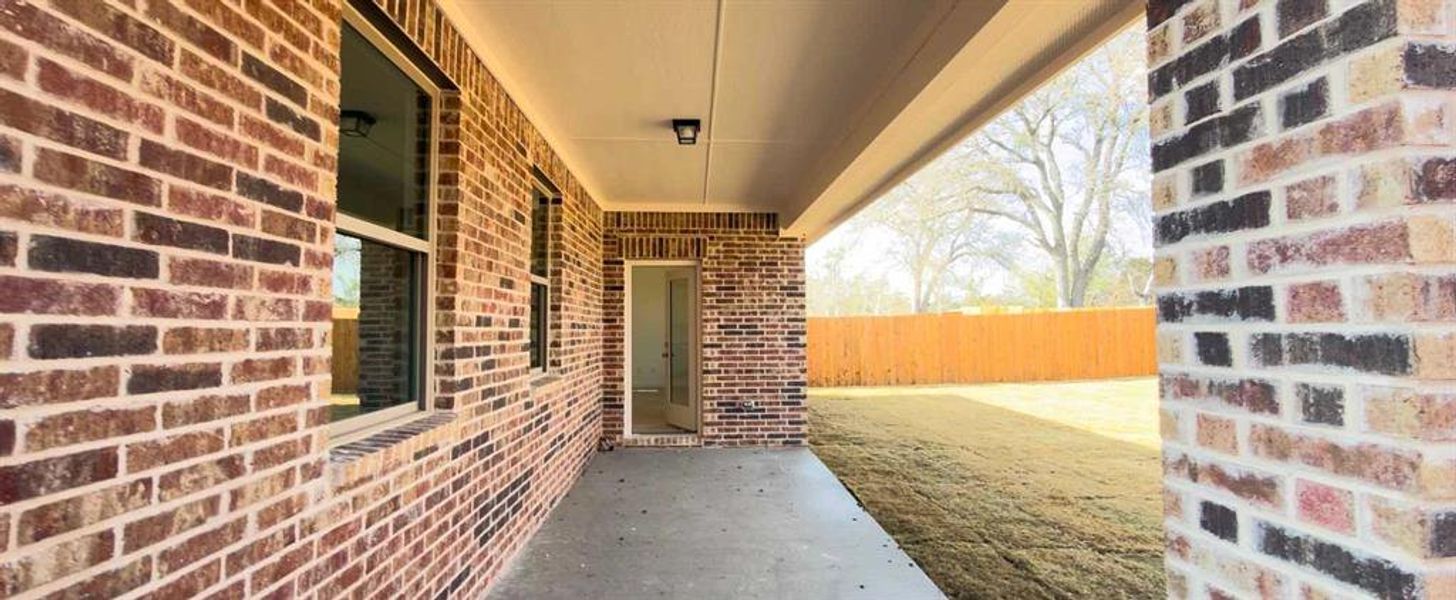 Covered Patio Construction Progress