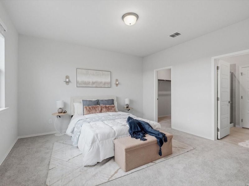 Furnished interior view inside a new home in Agave, San Antonio (Image 15).