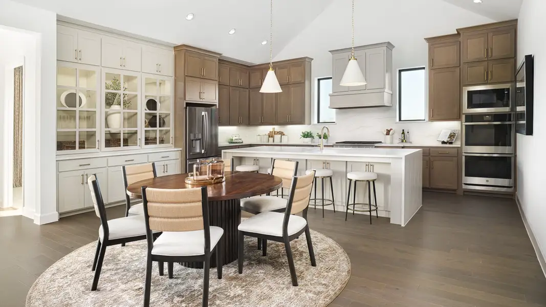 Representative furnished interior of a home built from the 3566W by Perry Homes in Somerset Park, Rockwall (Image 4).