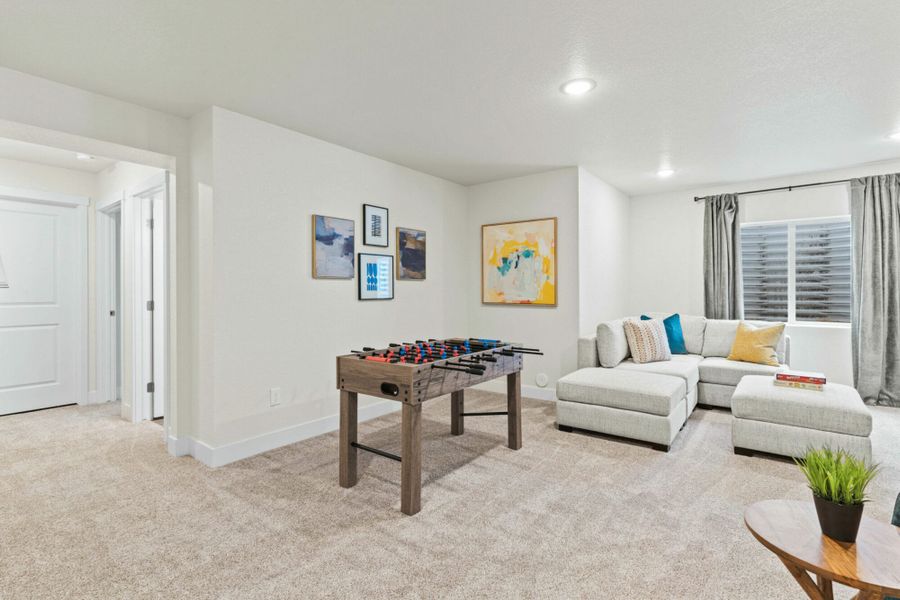 Furnished interior view inside a new home in The Trails at Aspen Ridge – Altitude Collection, Colorado Springs (Image 35). Furnished interior view inside a new home in The Trails at Aspen Ridge – Altitude Collection, Colorado Springs (Image 35).