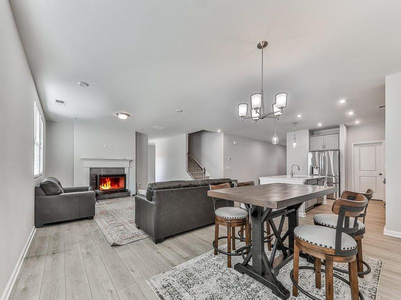 Furnished interior view inside a new home in Kingsley, Acworth (Image 19).