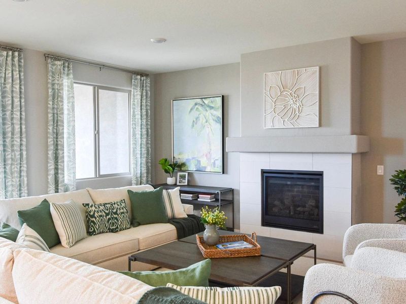 Representative furnished interior of a home built from the The Harmony by Davidson Homes LLC in North Ridge at Pronghorn Ranch, Prescott Valley (Image 6). Representative furnished interior of a home built from the The Harmony by Davidson Homes LLC in North Ridge at Pronghorn Ranch, Prescott Valley (Image 6).