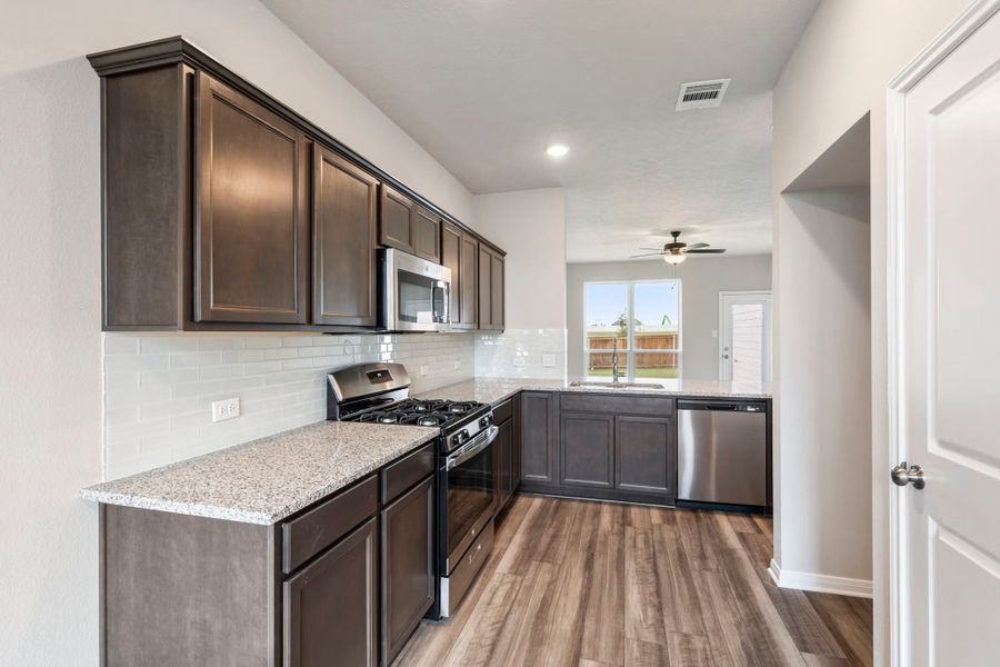 Furnished interior view inside a new home in Eastern Wells, Jarrell (Image 10).