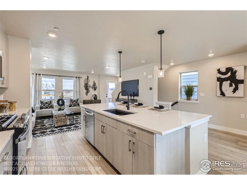 Furnished interior view inside a new home in Baseline, Broomfield (Image 31).