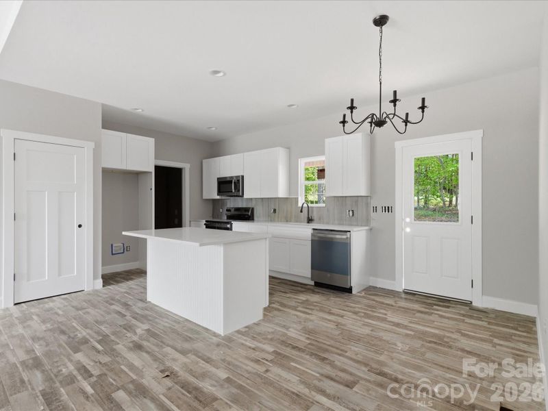 Furnished interior view inside a new home in , Clover (Image 3).