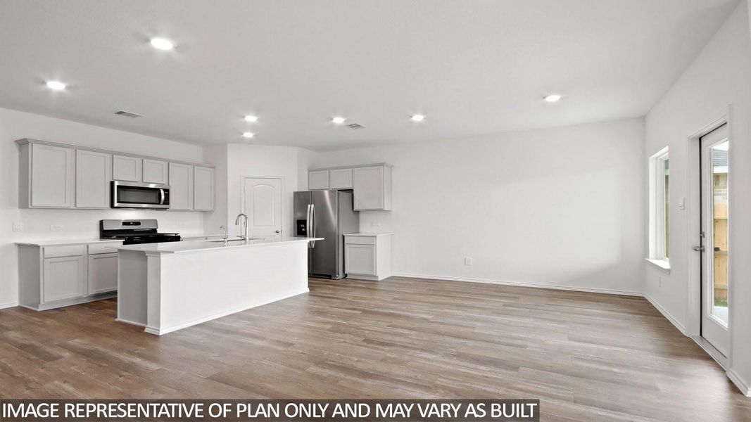 Furnished interior view inside a new home in Porters Mill, New Caney (Image 6).