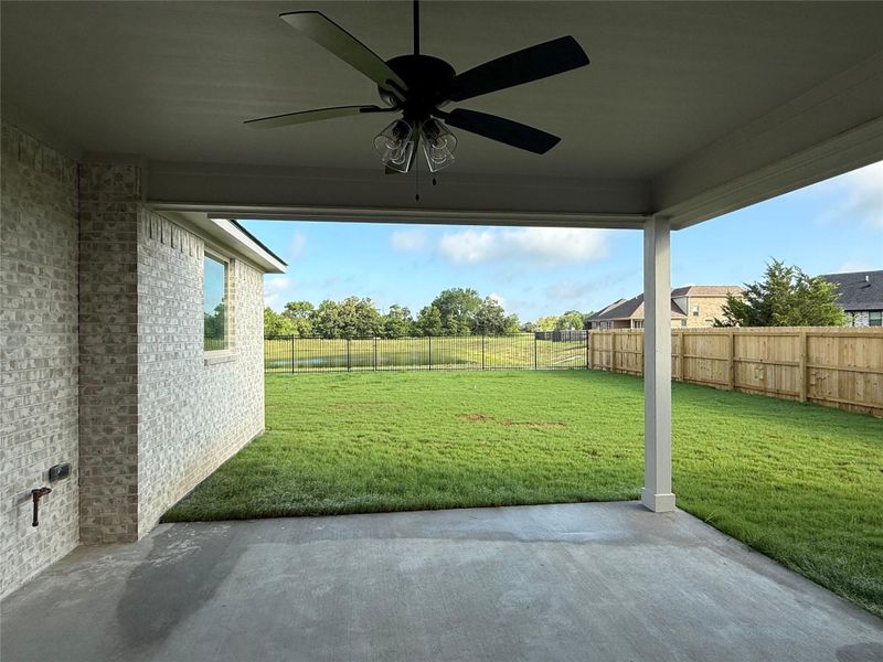 Exterior details and patio area of a home in , College Station (Image 8).
