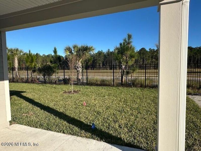 Exterior details and patio area of a home in Brook Forest, St. Augustine (Image 3).