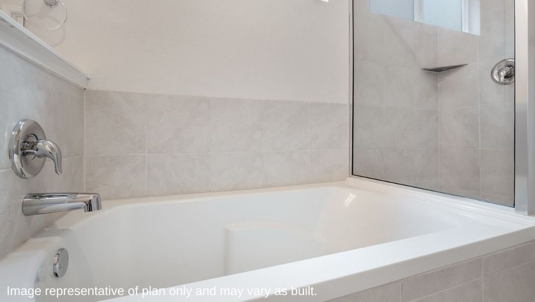 Representative interior finishes for a home built from the The Caspian by D.R. Horton in The Birch at Spencer Ranch, Boerne (Image 9).