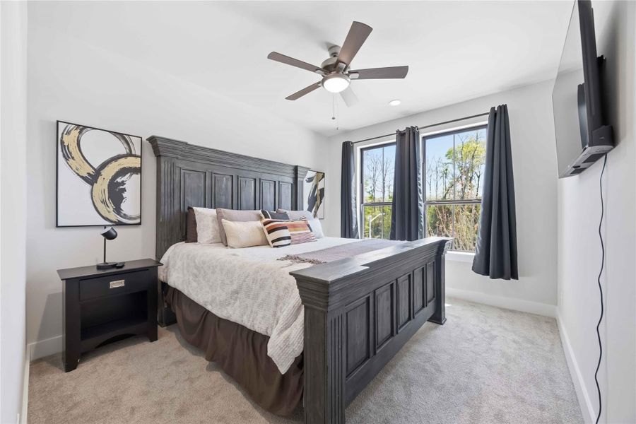 Furnished interior view inside a new home in Artavia, Conroe (Image 19).