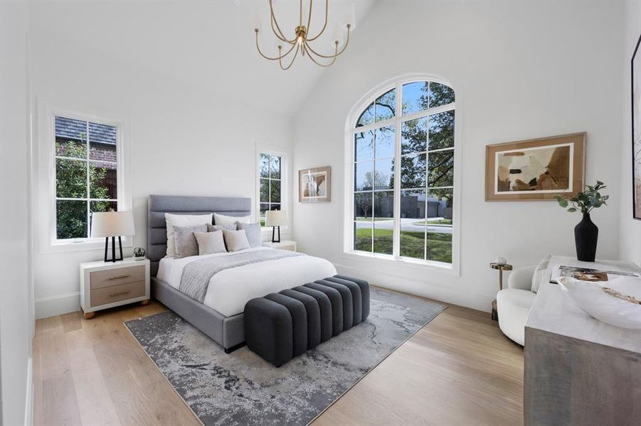 Furnished interior view inside a new home in , Dallas (Image 33). Furnished interior view inside a new home in , Dallas (Image 33).