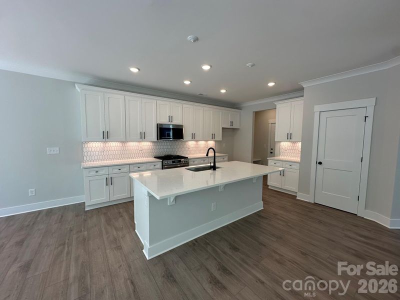 Furnished interior view inside a new home in Blythe Mill Townhomes, Waxhaw (Image 4).