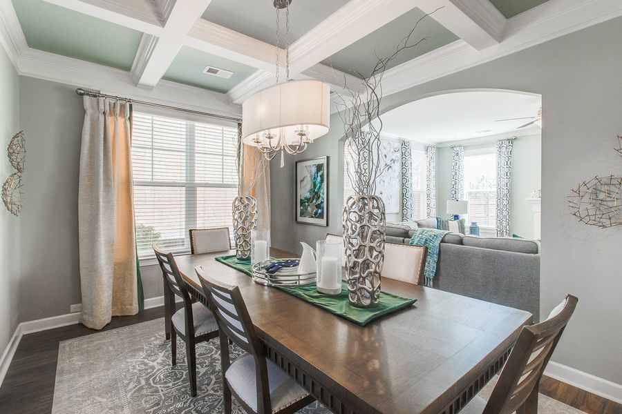 Furnished interior view inside a new home in Bluefield, Lexington (Image 8). Furnished interior view inside a new home in Bluefield, Lexington (Image 8).