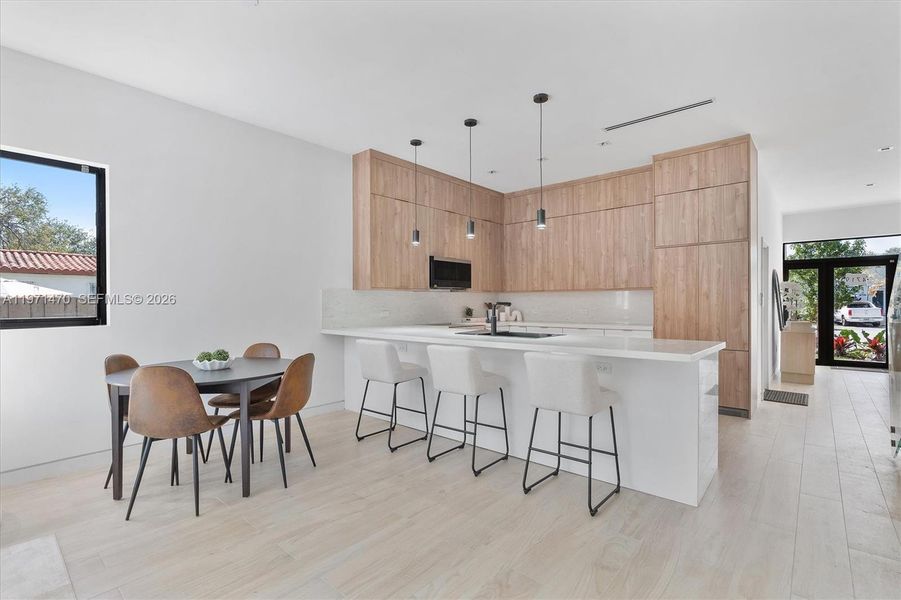 Furnished interior view inside a new home in , Miami (Image 45). Furnished interior view inside a new home in , Miami (Image 45).