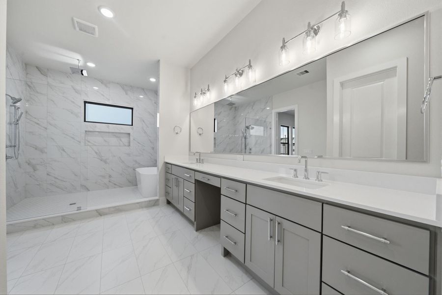 Furnished interior view inside a new home in Spring Valley Creek, Houston (Image 18).