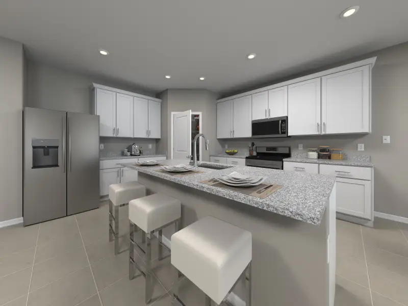 Furnished interior view inside a new home in Colbert Landings - Reserve Series, Palm Coast (Image 3).
