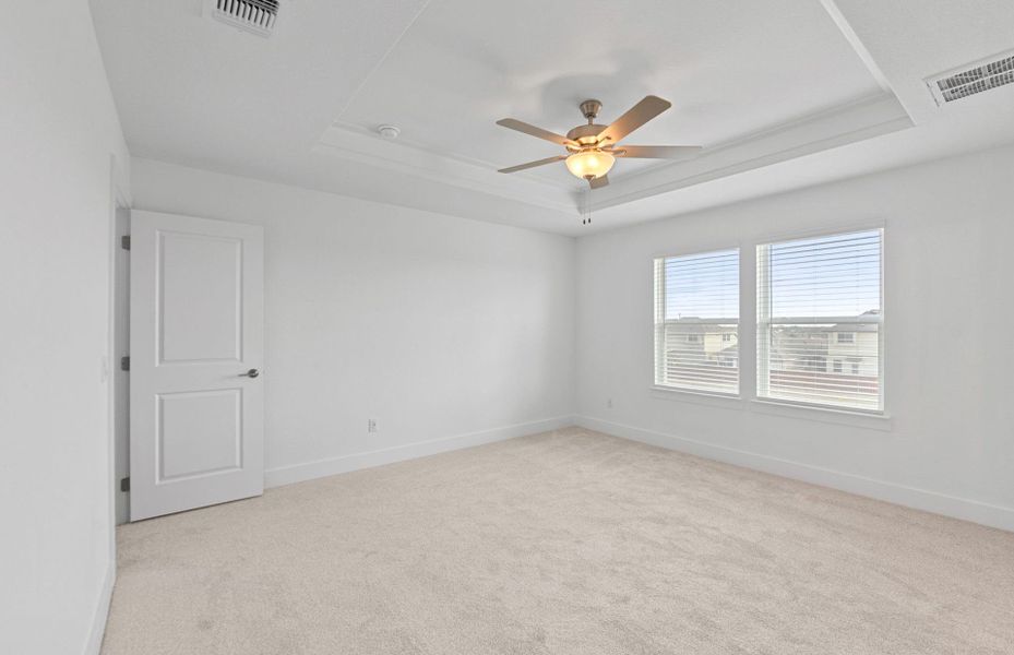Spacious, unfurnished interior of a new home in Saddleback at Santa Rita Ranch, Liberty Hill (Image 14). Spacious, unfurnished interior of a new home in Saddleback at Santa Rita Ranch, Liberty Hill (Image 14).