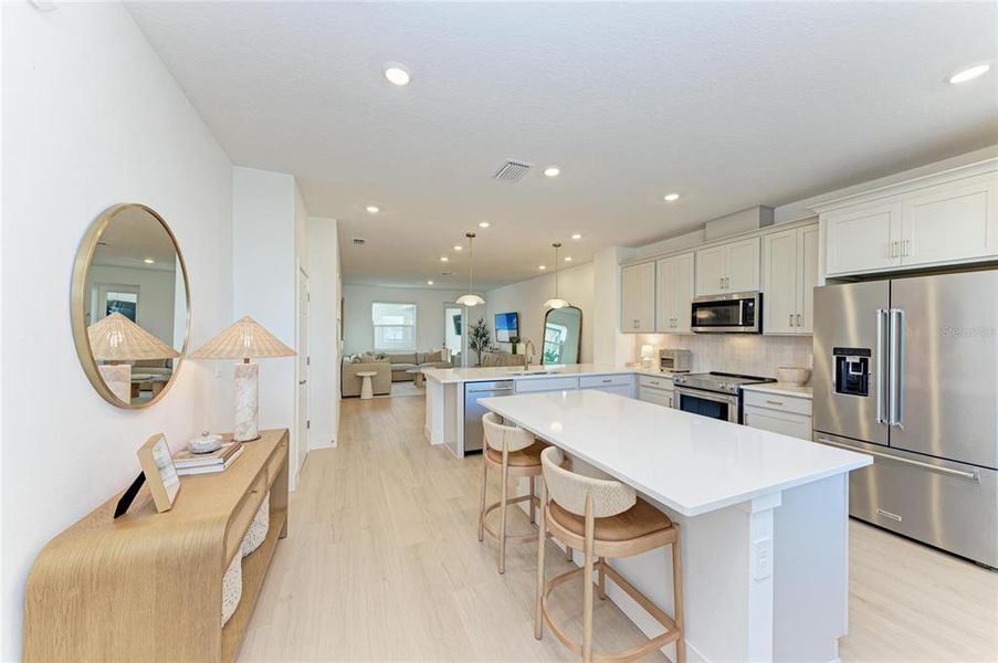 Furnished interior view inside a new home in Nautique at Waterside, Sarasota (Image 10).