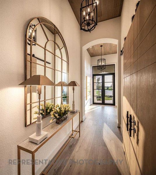 Furnished interior view inside a new home in Sandbrock Ranch, Aubrey (Image 31).