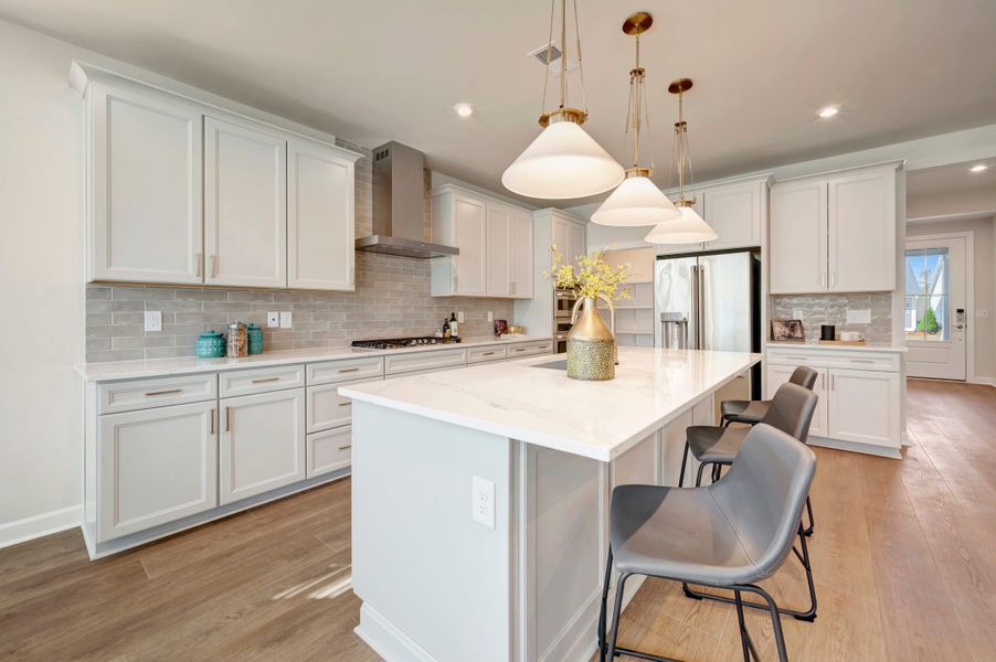 Representative furnished interior of a home built from the Aspen Creek by Tri Pointe Homes in Altis At Serenity | A 55+ Community, Fuquay Varina (Image 8).