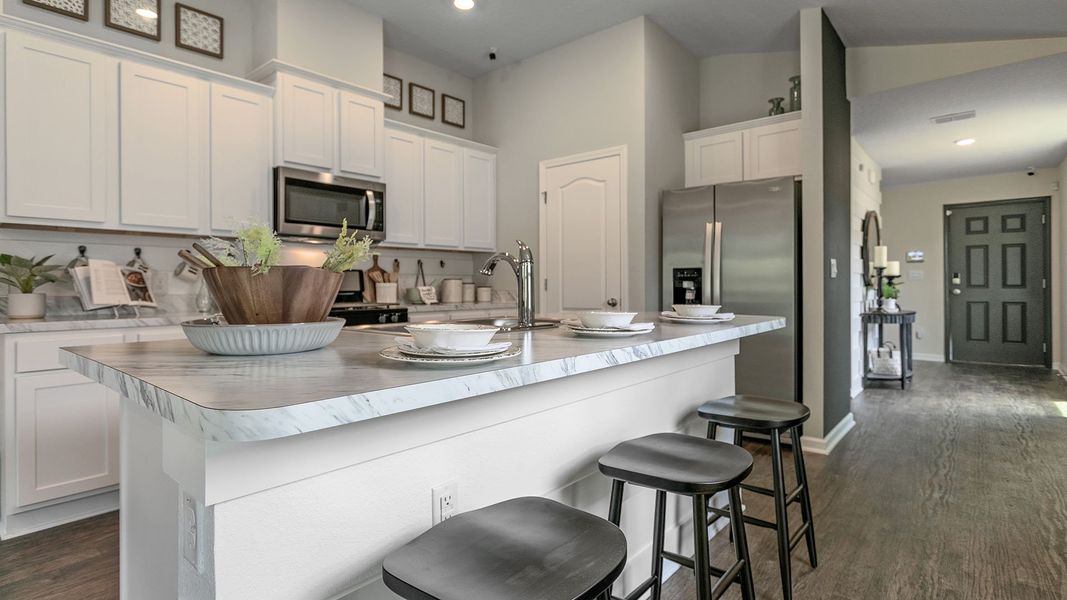 Furnished interior view inside a new home in Grand Reserve, Bunnell (Image 20). Furnished interior view inside a new home in Grand Reserve, Bunnell (Image 20).