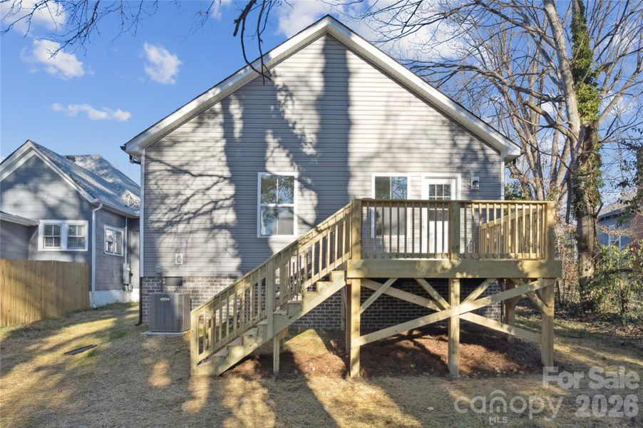 Exterior details and patio area of a home in , Spencer (Image 23).
