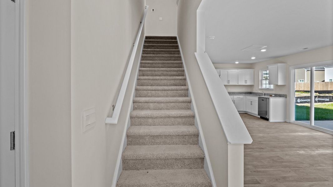 Spacious, unfurnished interior of a new home in Chandler Pointe, Rural Hall (Image 10).