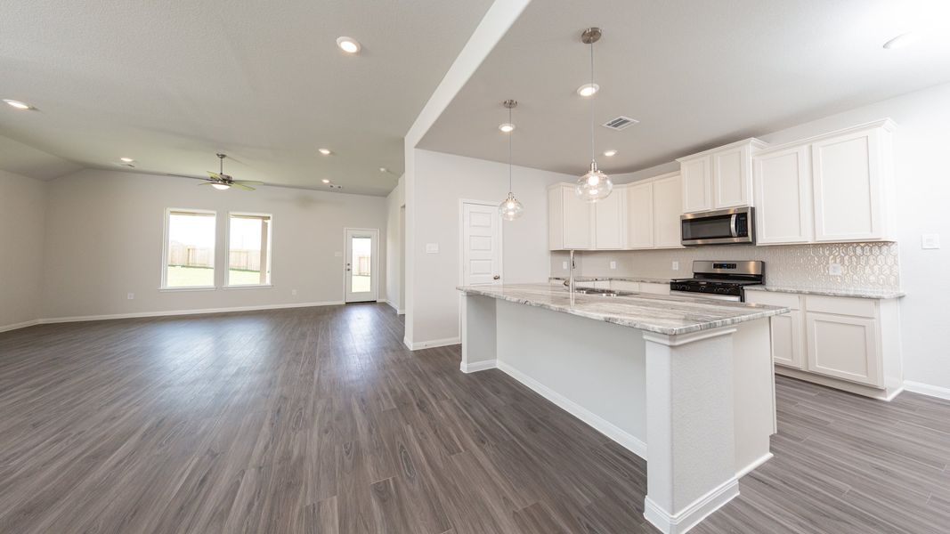 Representative furnished interior of a home built from the The Landry by Legend Homes in Cinco Lakes, San Antonio (Image 6).