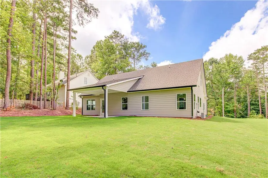 Exterior details and patio area of a home in , Villa Rica (Image 33).