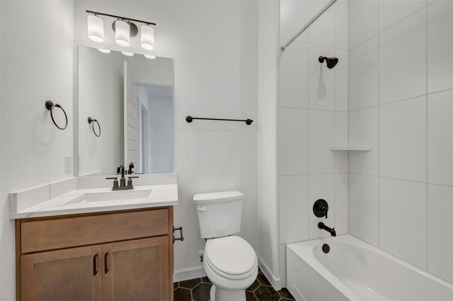 Furnished interior view inside a new home in Heritage, Dripping Springs (Image 4).