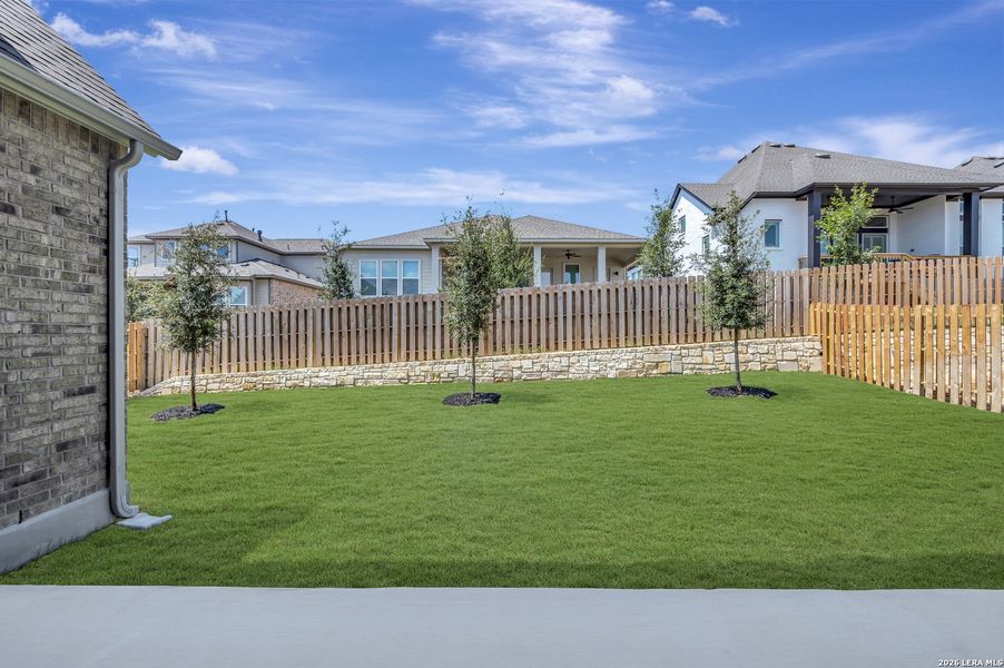 Exterior details and patio area of a home in Windsong - Legacy Series, Boerne (Image 3). Exterior details and patio area of a home in Windsong - Legacy Series, Boerne (Image 3).