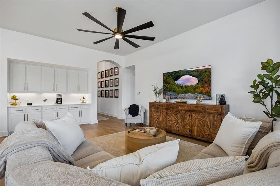 Furnished interior view inside a new home in Devonshire, Forney (Image 24).