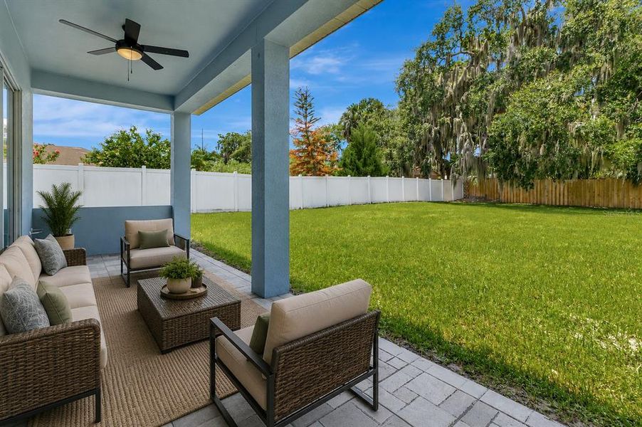 Exterior details and patio area of a home in , Leesburg (Image 4).