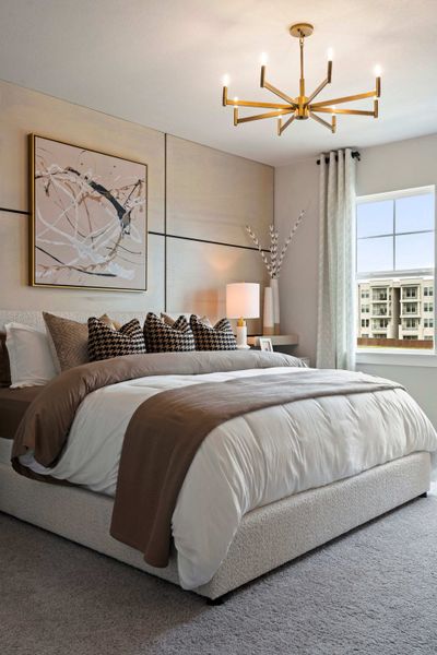 Representative furnished interior of a home built from the Tribeca by Tri Pointe Homes in Park Central, Georgetown (Image 11).
