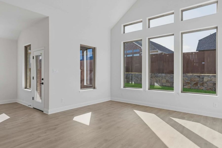 Representative unfurnished interior of a home built from the Morgan by Chesmar Homes in Heartland 50's and 60's, Heartland (Image 21).