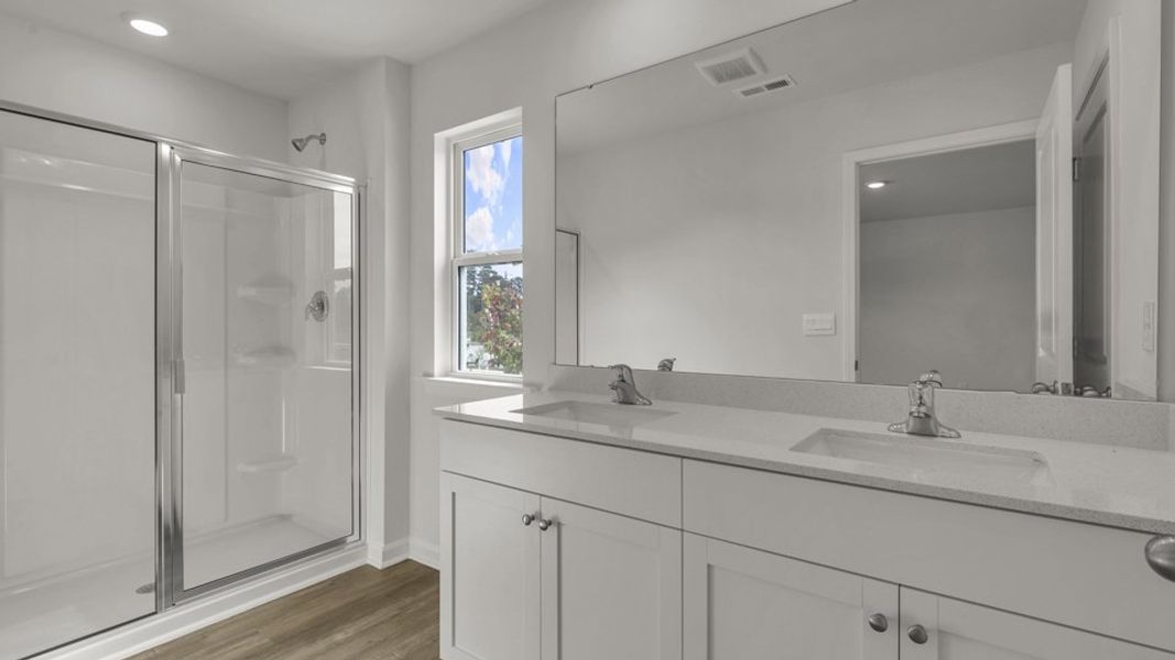 Furnished interior view inside a new home in Willow Mill, Thomasville (Image 6). Furnished interior view inside a new home in Willow Mill, Thomasville (Image 6).