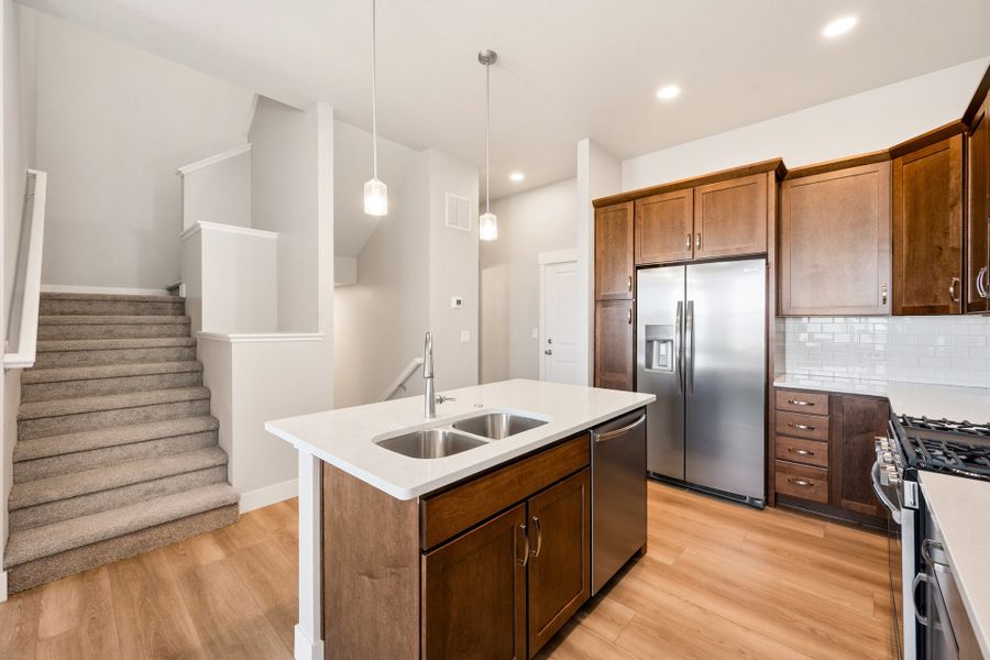 Furnished interior view inside a new home in The Lakes at Centerra, Loveland (Image 3).