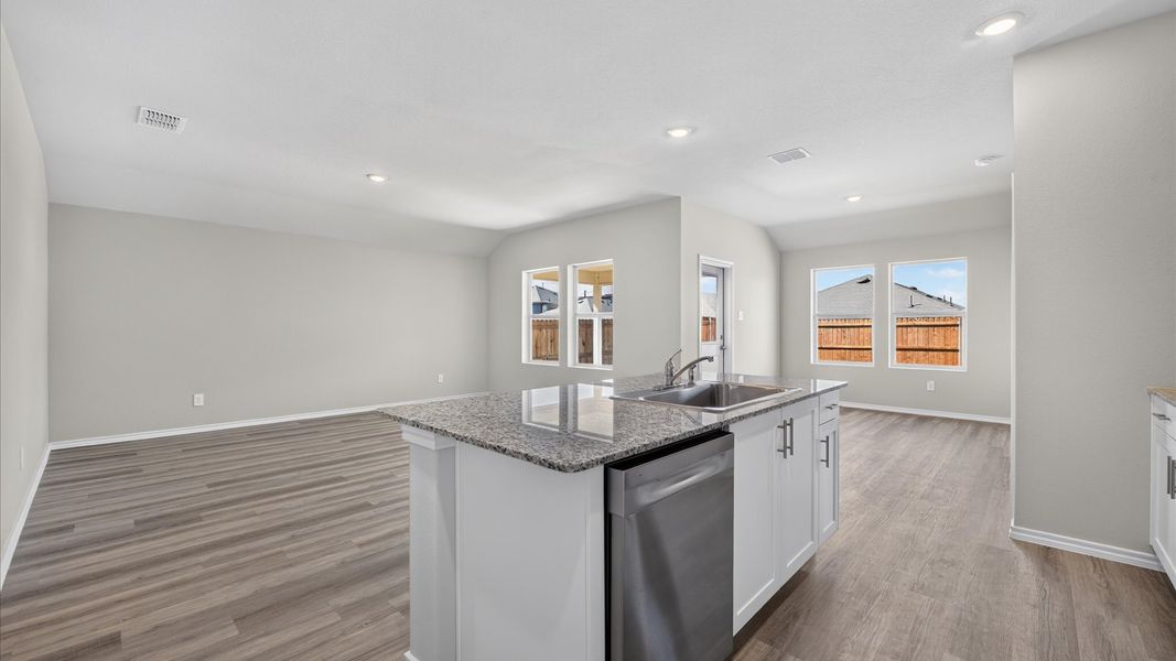Furnished interior view inside a new home in The Hills at Reunion, Newark (Image 8).
