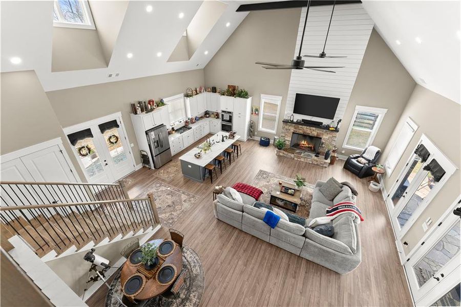 Furnished interior view inside a new home in , Dawsonville (Image 28).