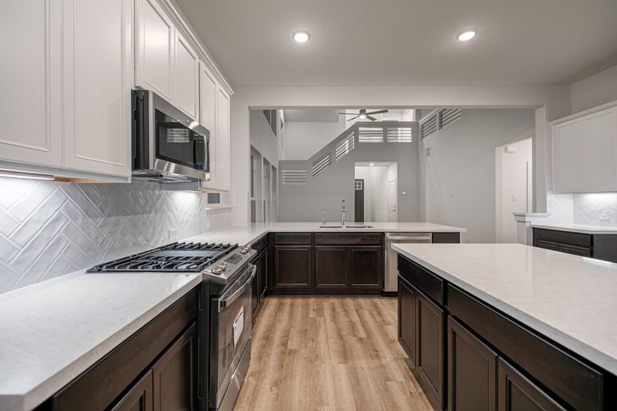 Furnished interior view inside a new home in Stillwater Ranch, San Antonio (Image 11).