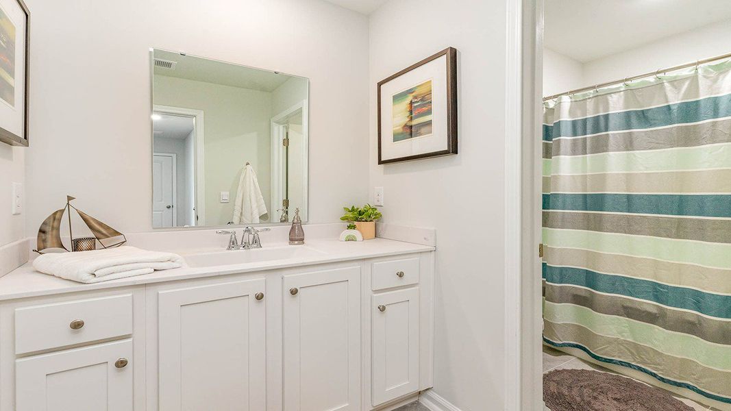 Furnished interior view inside a new home in Livingston Woods, Irmo (Image 21).