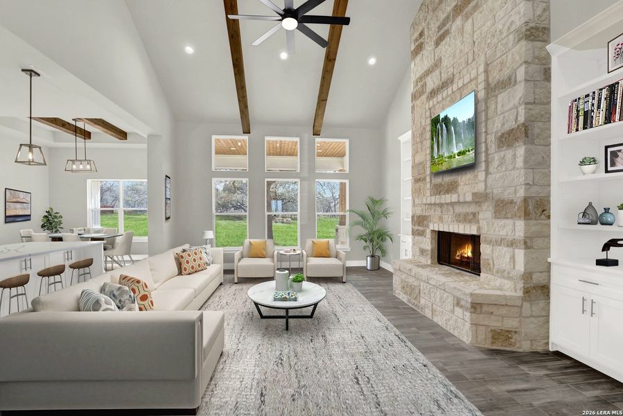 Furnished interior view inside a new home in , La Vernia (Image 17).