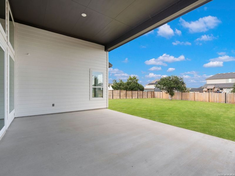 Exterior details and patio area of a home in Potranco Oaks 100's, Castroville (Image 31). Exterior details and patio area of a home in Potranco Oaks 100's, Castroville (Image 31).