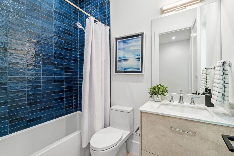 Furnished interior view inside a new home in , Delray Beach (Image 5).