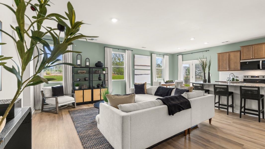 Representative furnished interior of a home built from the Sudbury by D.R. Horton in Carlton, Douglasville (Image 7).